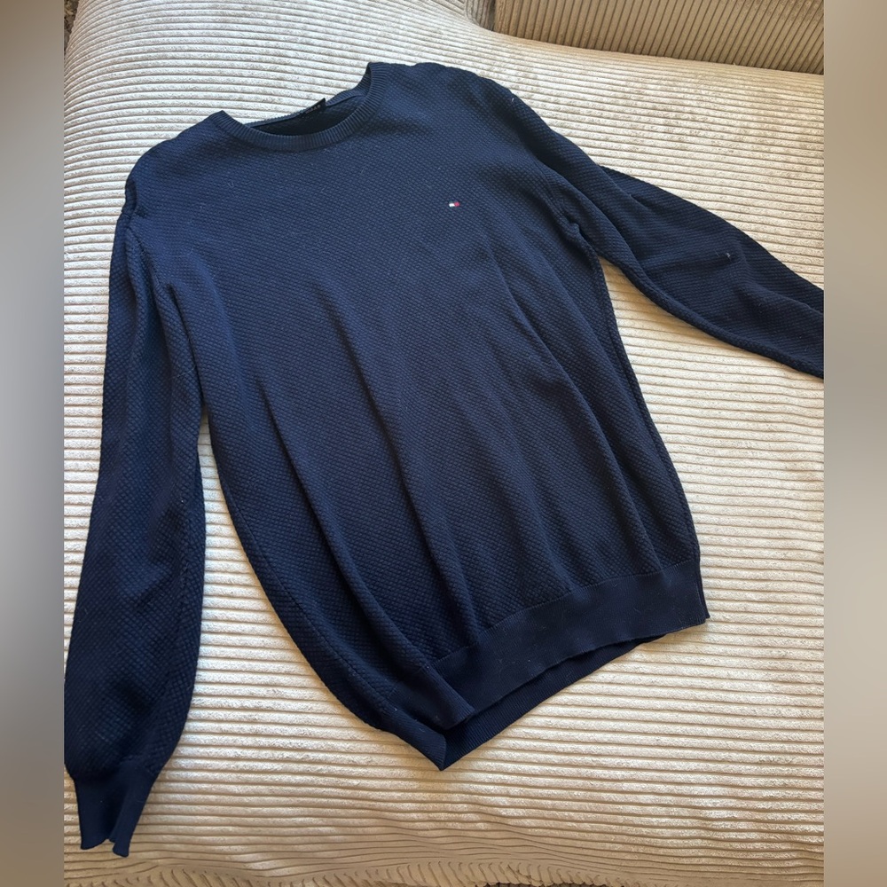 Tommy Hilfiger Men's Dark Blue Sweater